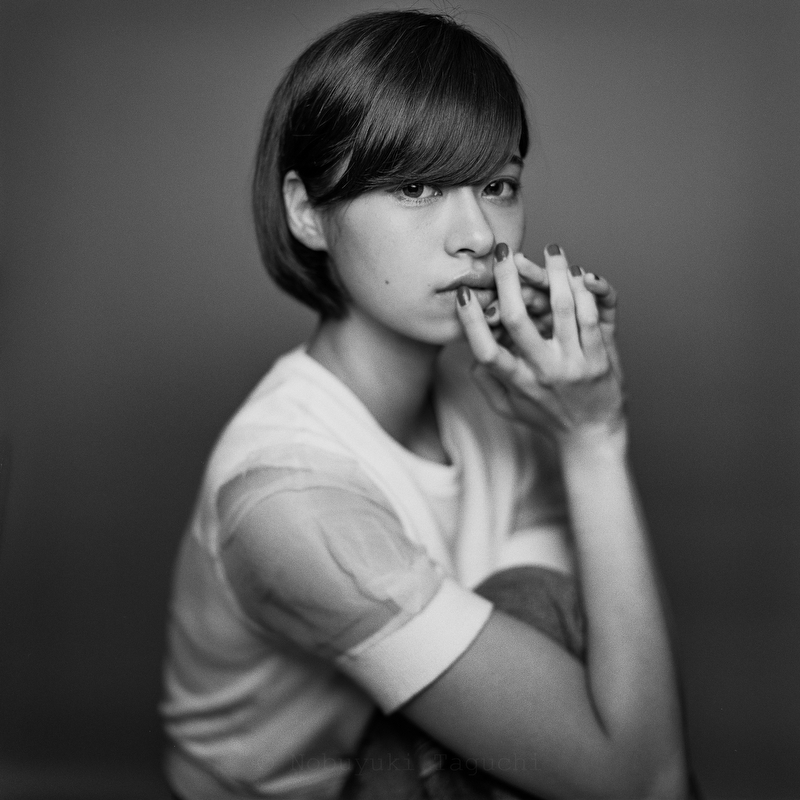 Black and White Film Photograph - Studio Portrait Photography