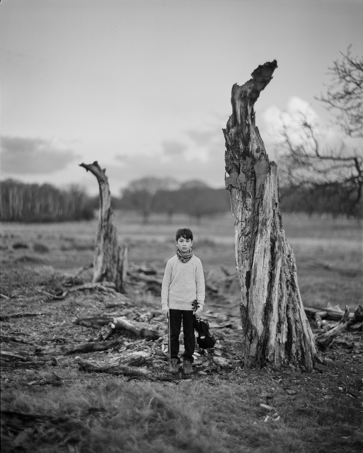 Ryuichi and Violin - Location Portrait Photography