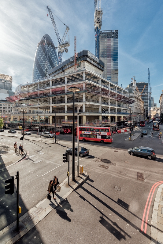 100 Bishopsgate London September 2016 - Concrete Tower