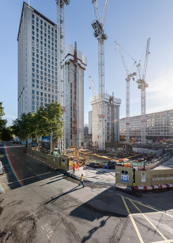 Southbank Place, London September 2016 - Concrete Tower