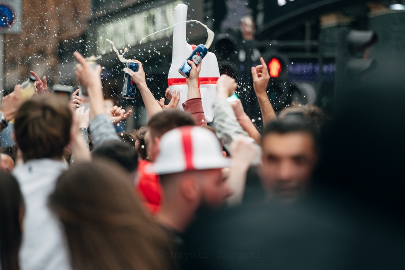 England Football Fans in London before the final Euro 2020 - Photo 4415