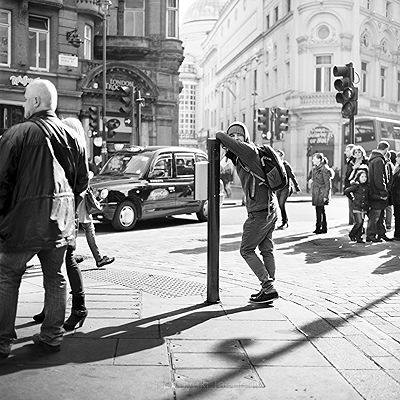Person Leaning