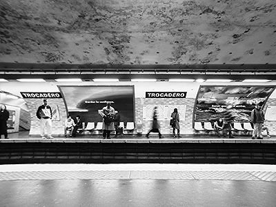Trocadero Station in Paris captured back in 2002 with an Olympus C-4040 Zoom. 