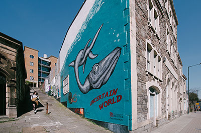 The mural at Woodland Road Bristol