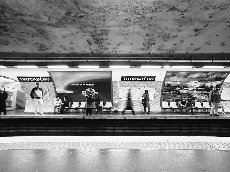 Trocadero Station in Paris captured back in 2002 with an Olympus C-4040 Zoom. 