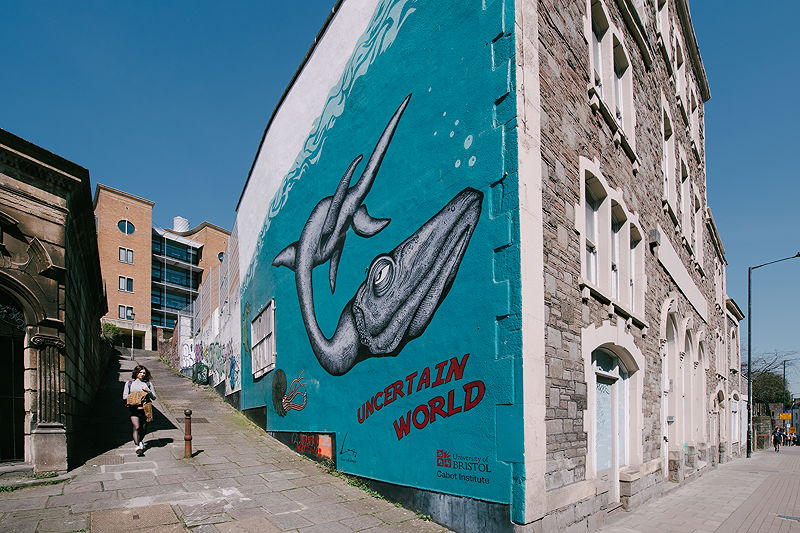 The mural at Woodland Road Bristol